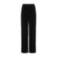 Velvet Straight-Leg Pants Set