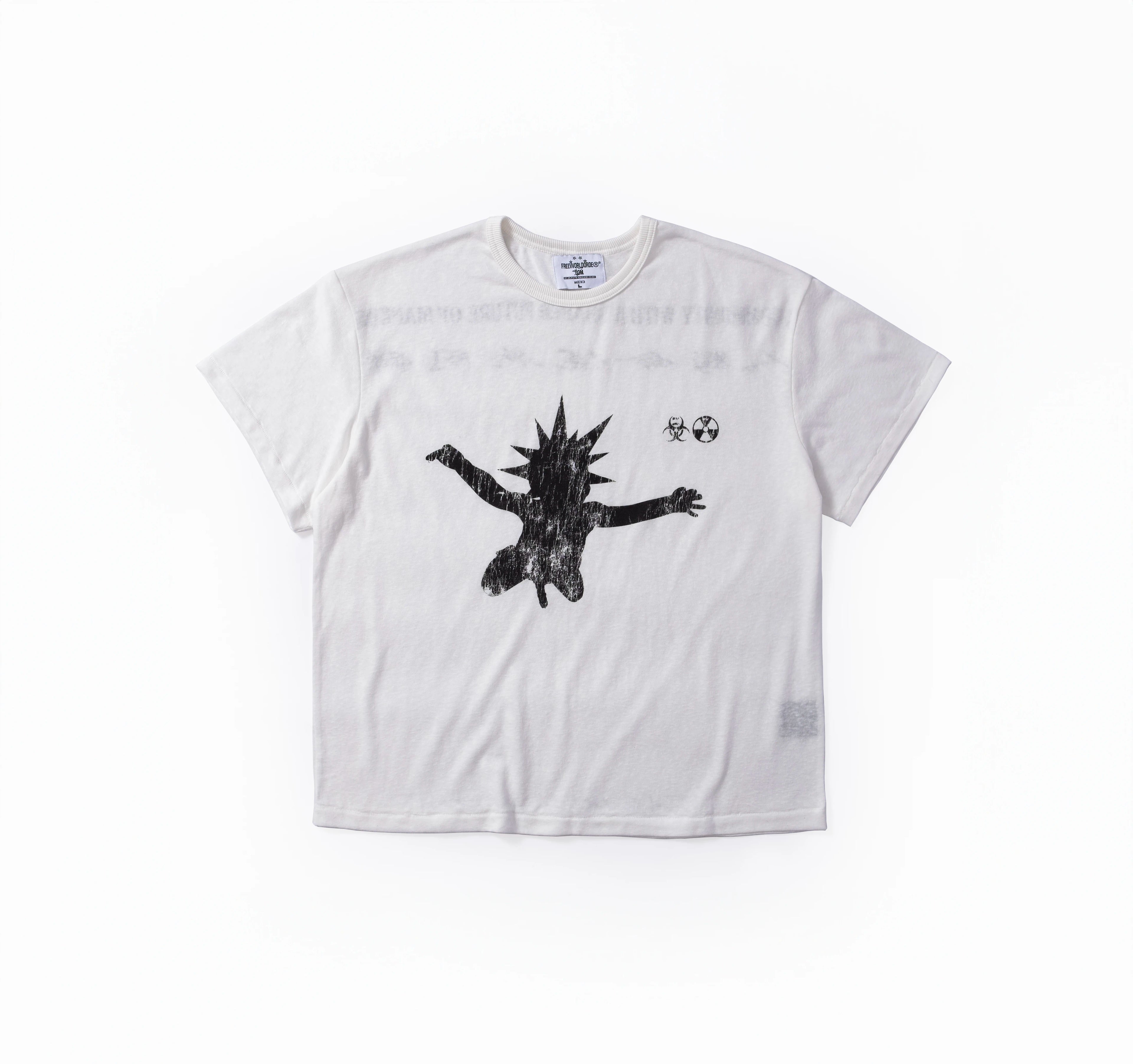 FVVO Punk Free Guys Graphic Print T-Shirt