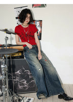 NANA Collaboration Vintage Graphic Fitted T-Shirt