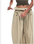 Summer Loose Wide-Leg Balloon Pants