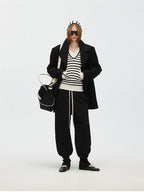 Relaxed Drawstring Jogger Sweatpants