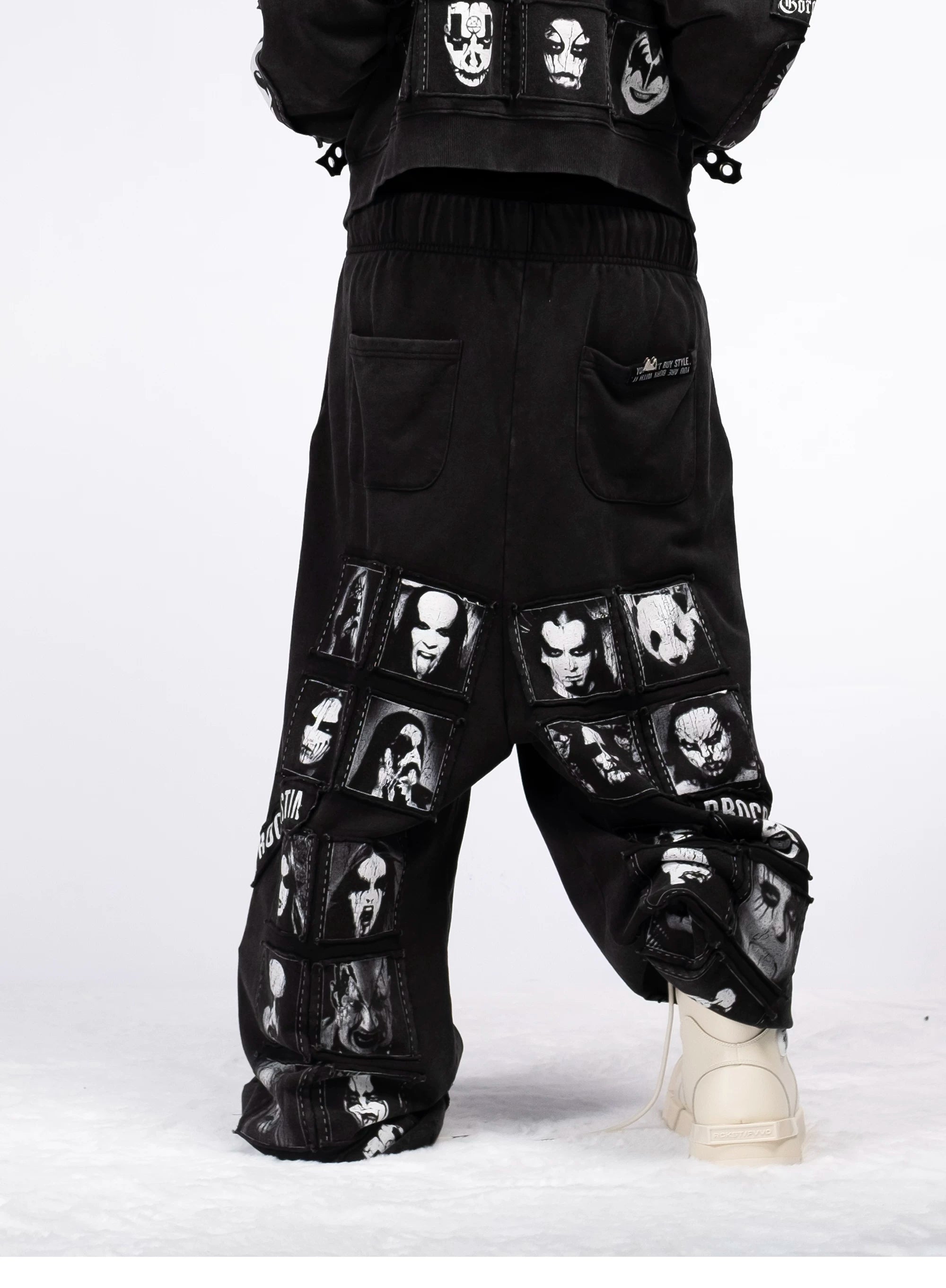 FVVO “whoop” Appliqué Washed Sweatpants