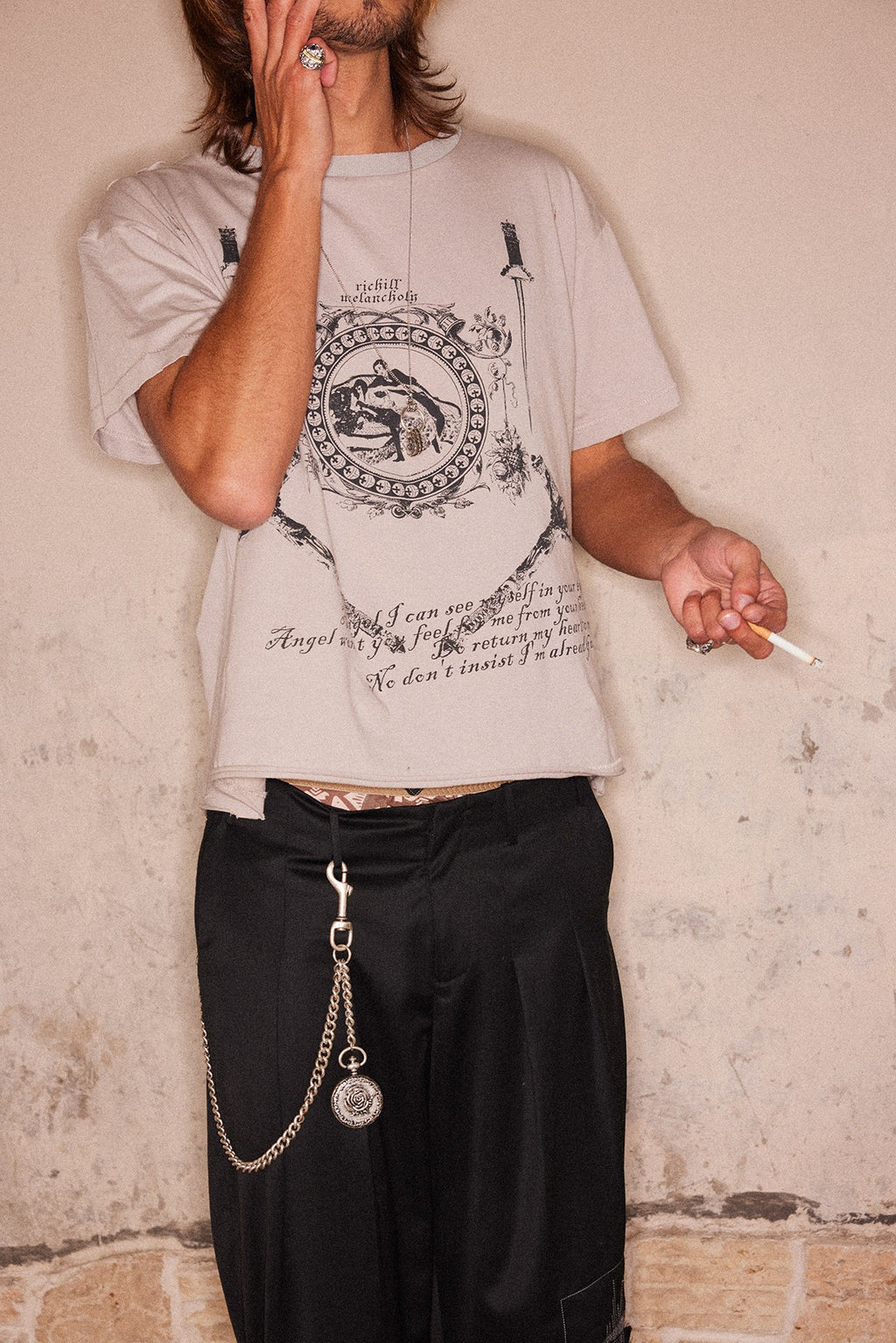 Dagger Frame Distressed Tee
