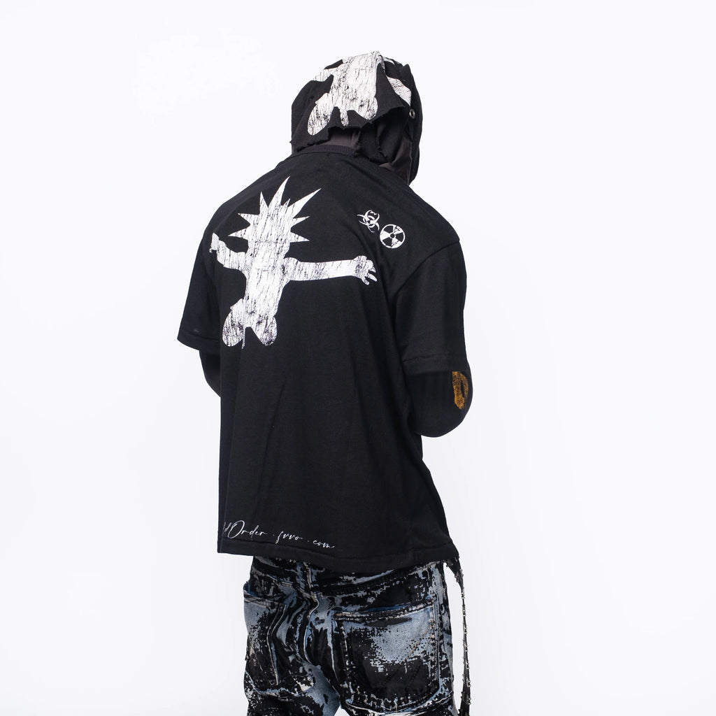FVVO Punk Free Guys Graphic Print T-Shirt