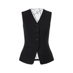 V-Neck Slim Fit Acetate Vest