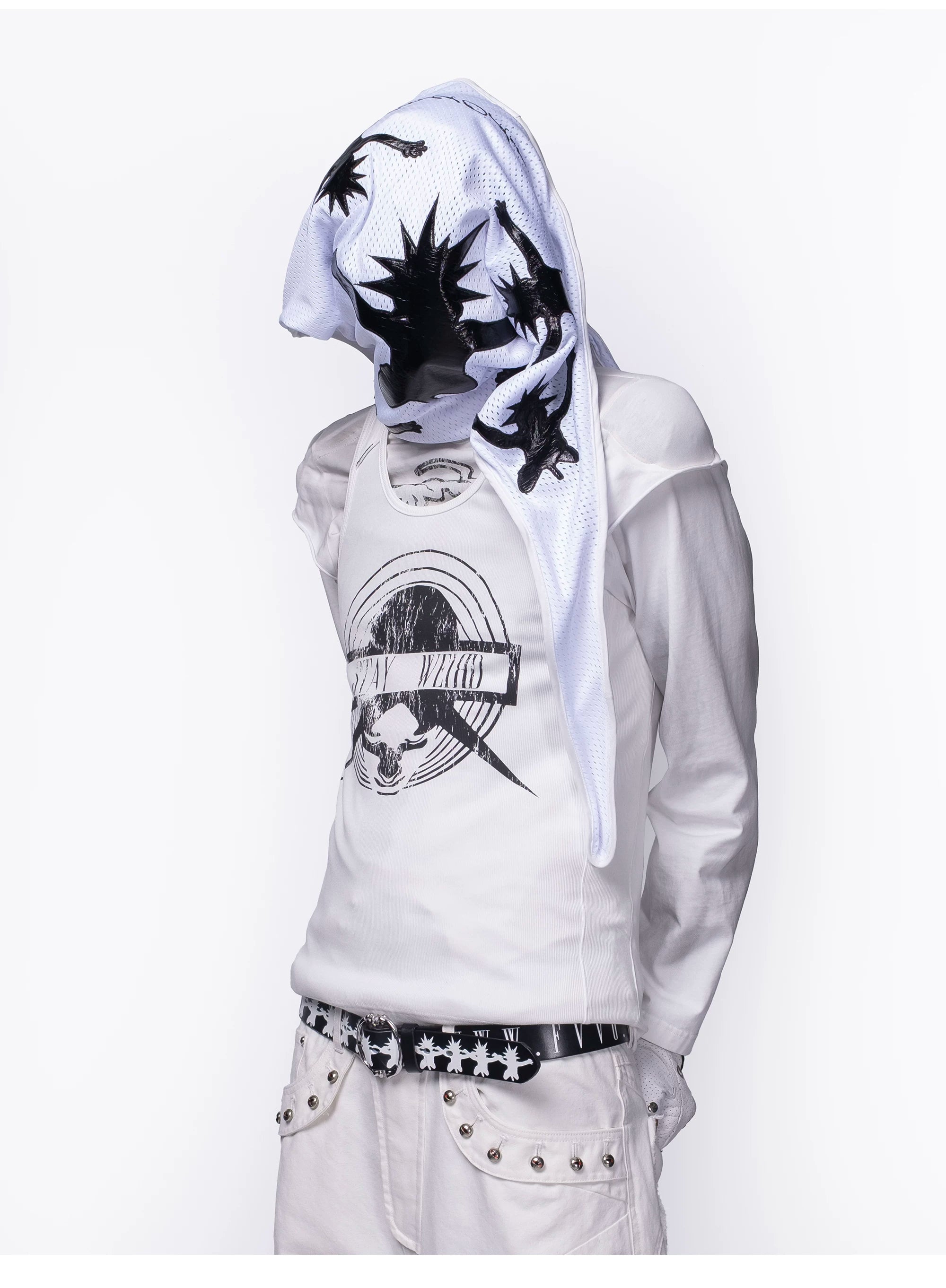 FVVO Weird Bone Frame Graphic Vest Secondary image