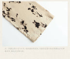 Mulberry Silk Floral Print Wide-Leg Pants