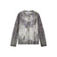 All-Over Print Stretch Mesh Lightweight T-Shirt