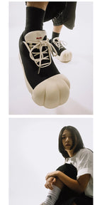 R/F & MAOZYWORLD Collaboration Thick Sole Low Boots
