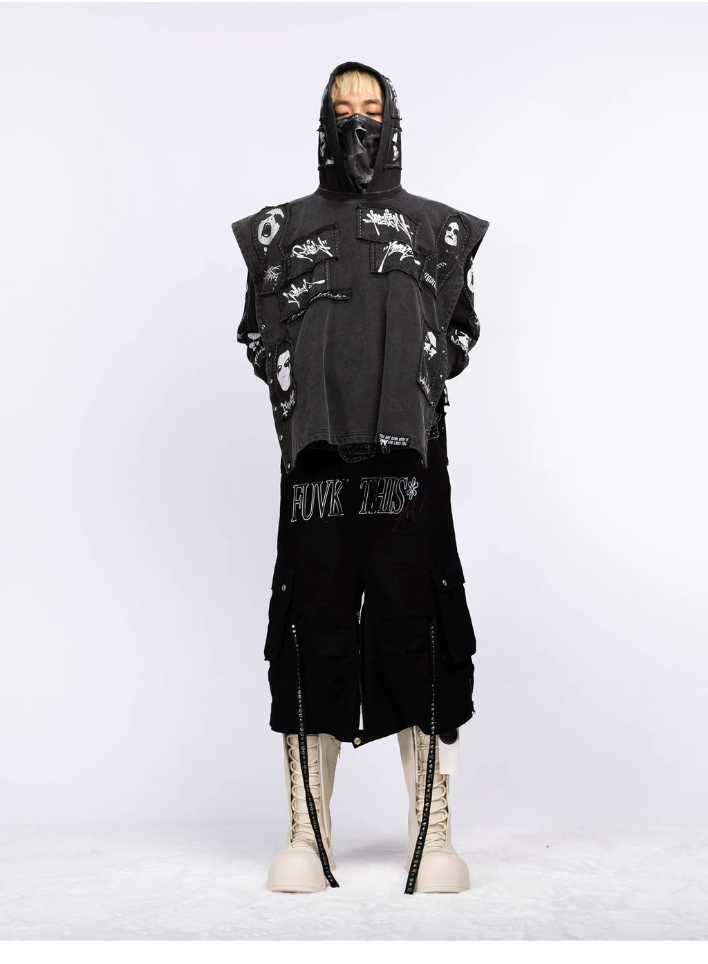 FVVO “whoop” Appliqué Washed Vest