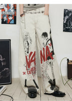 NANA Collaboration Scimitar Cut Denim Pants