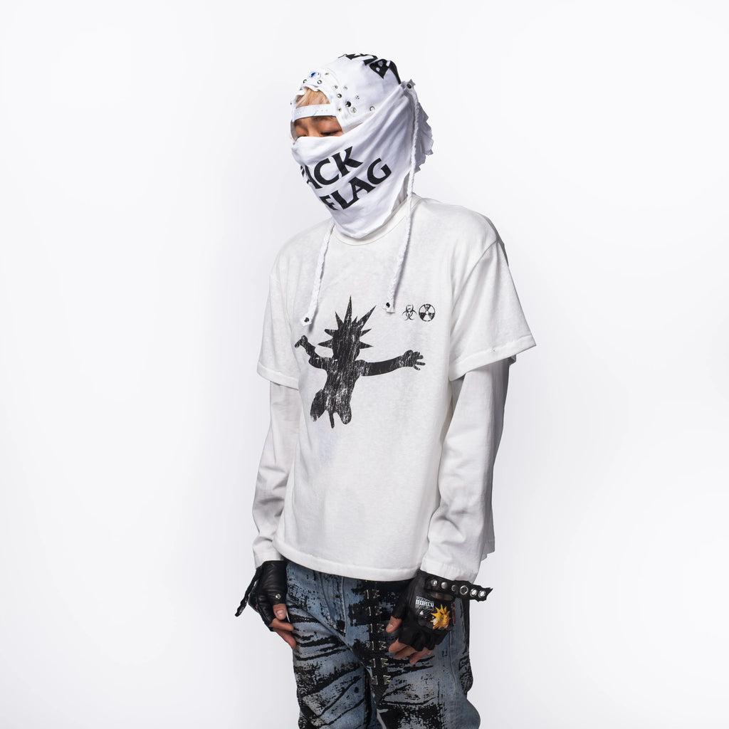 FVVO Punk Free Guys Graphic Print T-Shirt