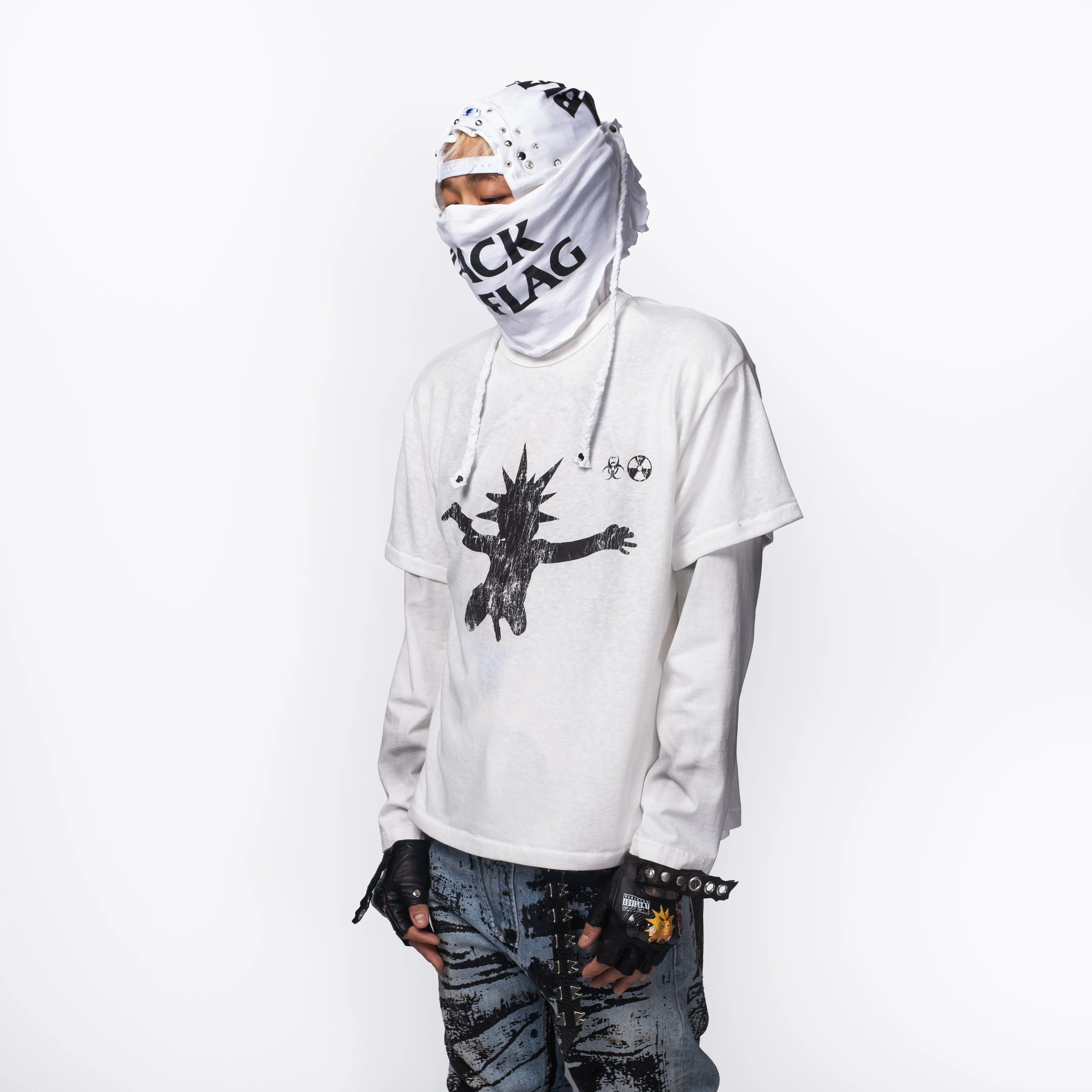 FVVO Punk Free Guys Graphic Print T-Shirt