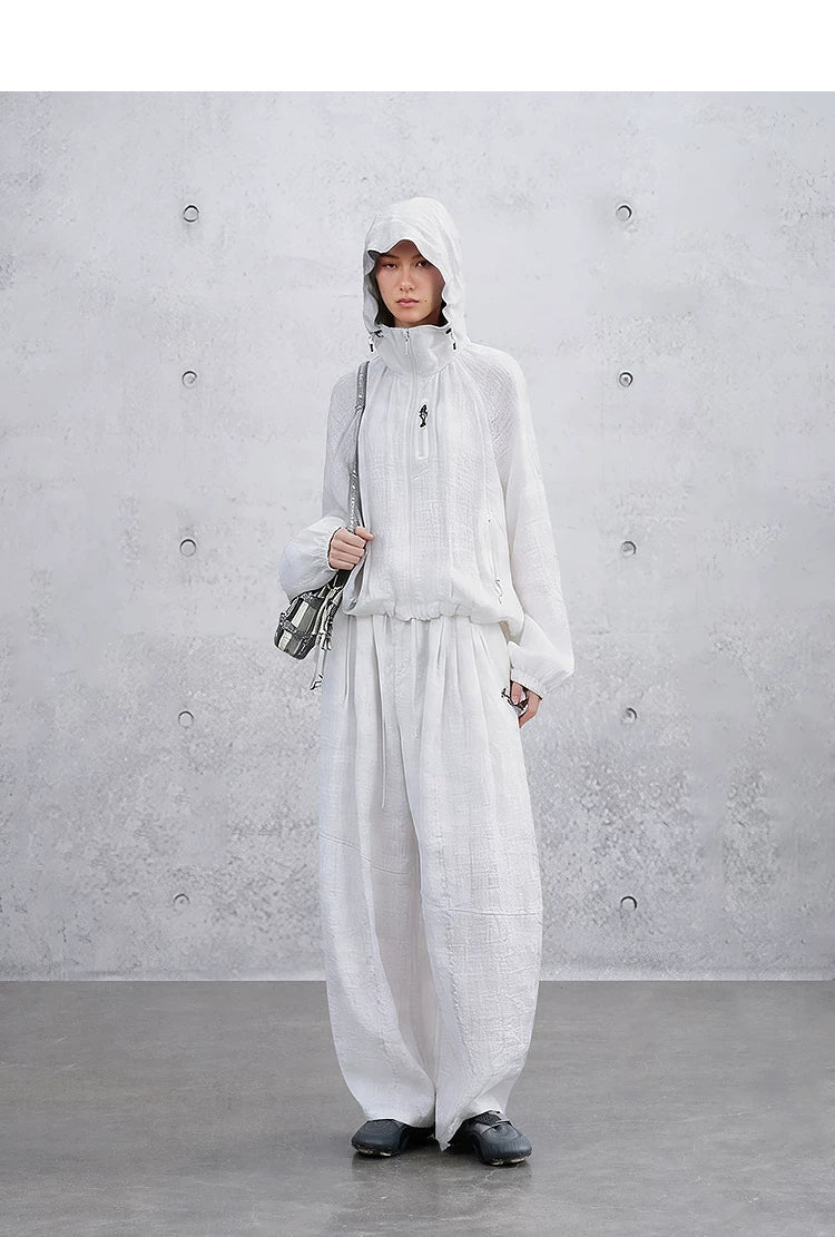 Women’s Summer Loose Casual Curved Leg Pants