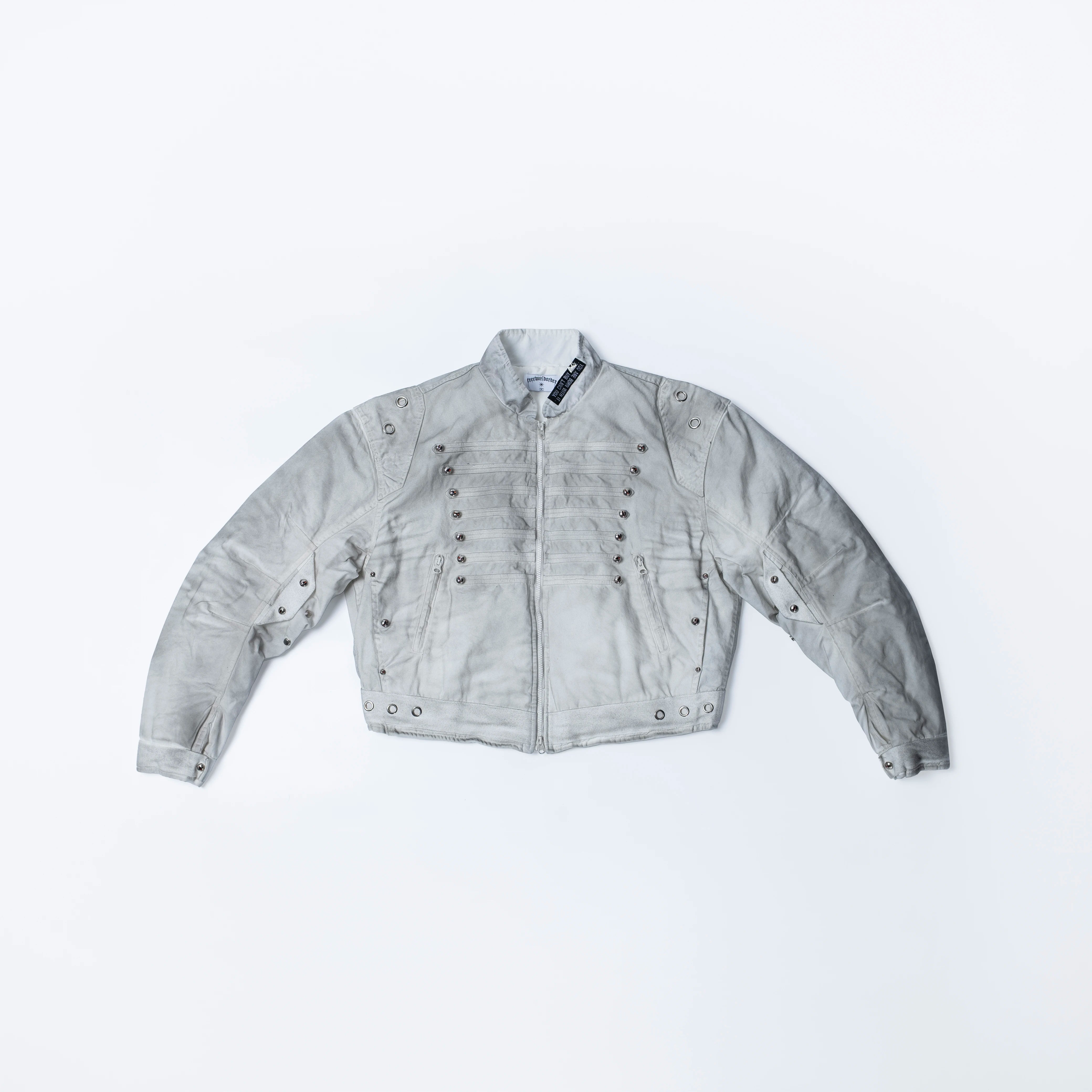 FVVO Quilted Cropped Biker Jacket Main image