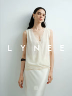 Acetate Satin Lace Cami Top