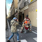 TENXTEN Classic Retro Military Print Art Collector's Jacket