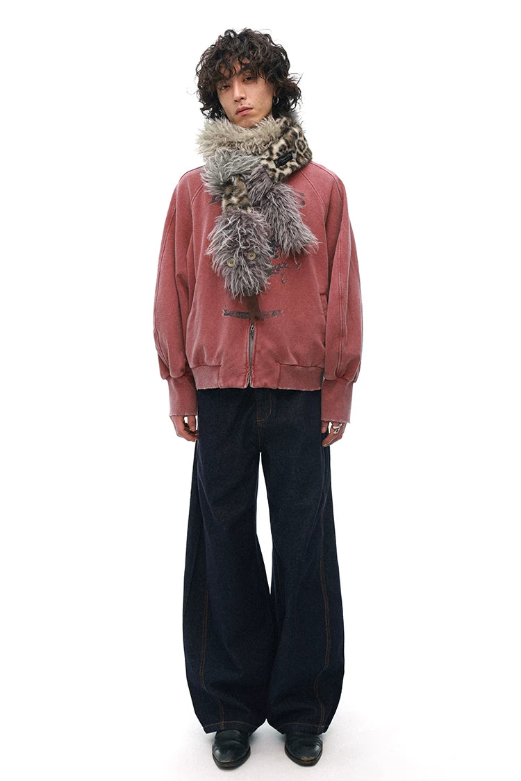 Cute Serpentine Snake Pattern Vintage Scarf – Versatile & Playful Accessory