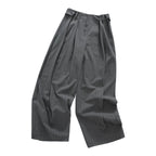 Women’s Striped Loose Wide-Leg Casual Kendo Pants