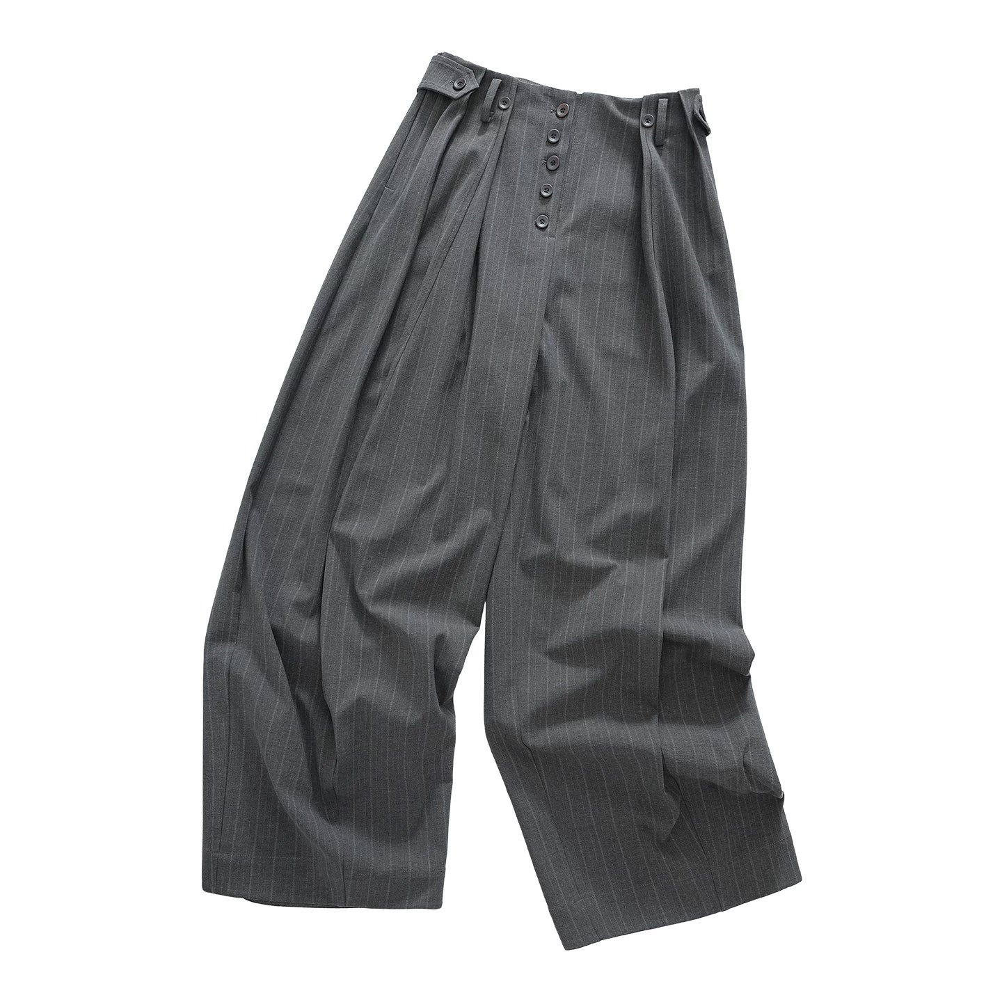 Women’s Striped Loose Wide-Leg Casual Kendo Pants