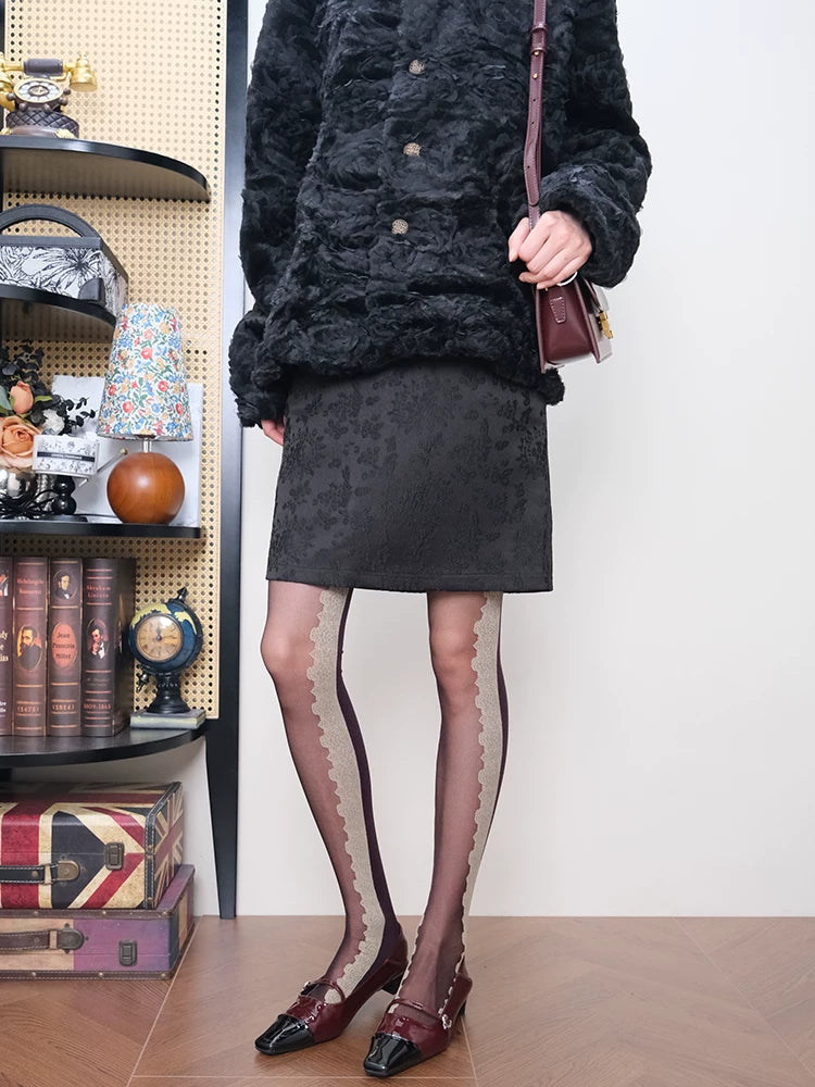 Vintage Side Detail Tights