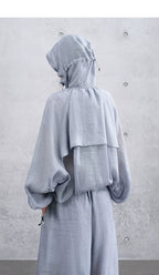 Summer Loose Casual Lightweight Outdoor Hooded Jacket