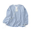 French Striped Lightweight Knit Long Sleeve Top