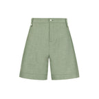 Minimalist Double-Pleated Draped Loose Summer Shorts