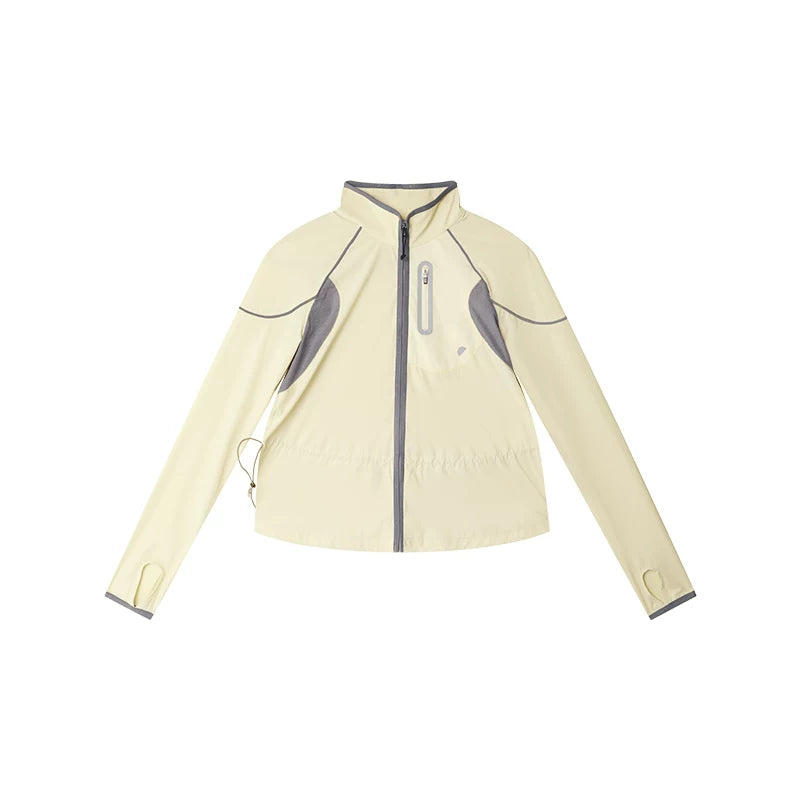 Summer Loose Mesh Stand Collar Lightweight Sun Protection Jacket
