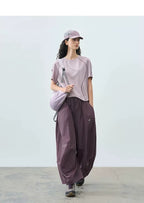 Summer Loose Casual Asymmetrical Cropped T-Shirt