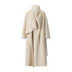 Premium Winter Stand-Collar Long Wool Coat