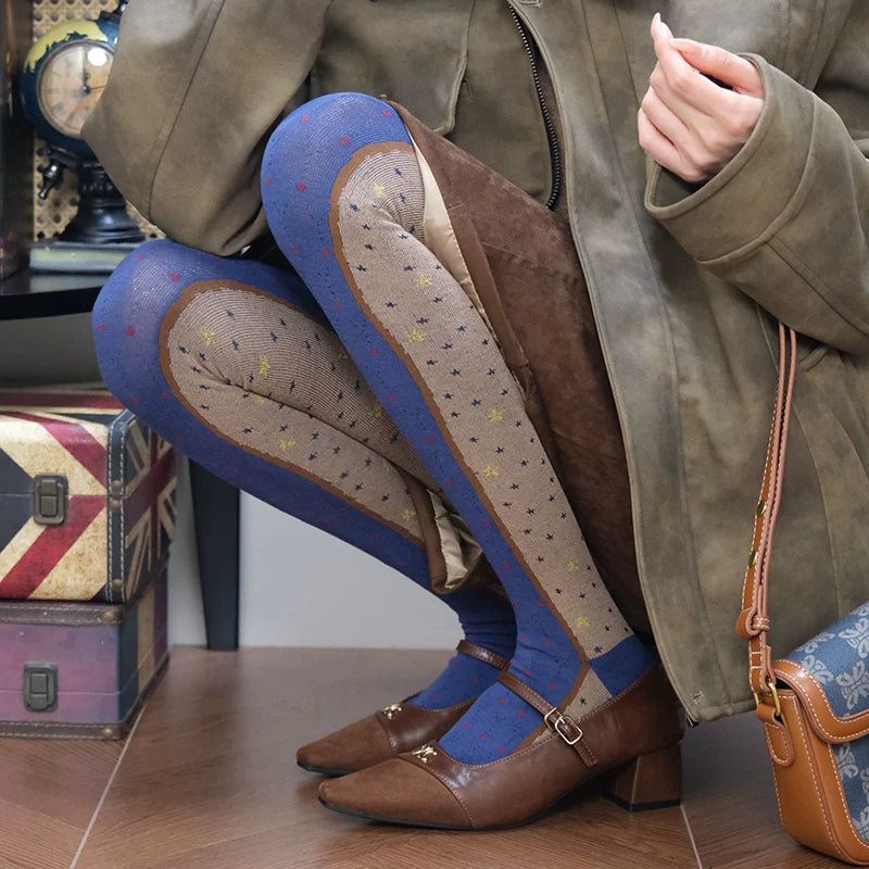 Vintage Old Money Winter Tights