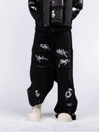 FVVO “whoop” Appliqué Washed Sweatpants