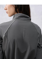 Summer Loose Mesh Stand Collar Lightweight Sun Protection Jacket