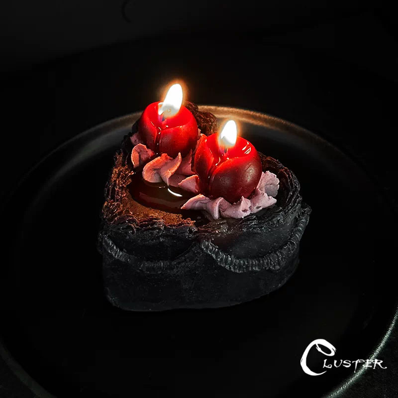 Dark Vintage Cherry Cake Scented Candle