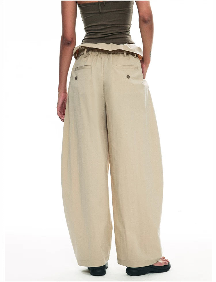 Summer Loose Wide-Leg Balloon Pants