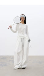 Loose Casual Balloon Pants with 3D Tailoring