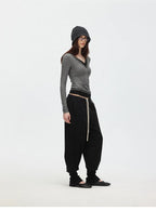 Relaxed Drawstring Jogger Sweatpants
