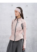 Summer Loose Mesh Stand Collar Lightweight Sun Protection Jacket