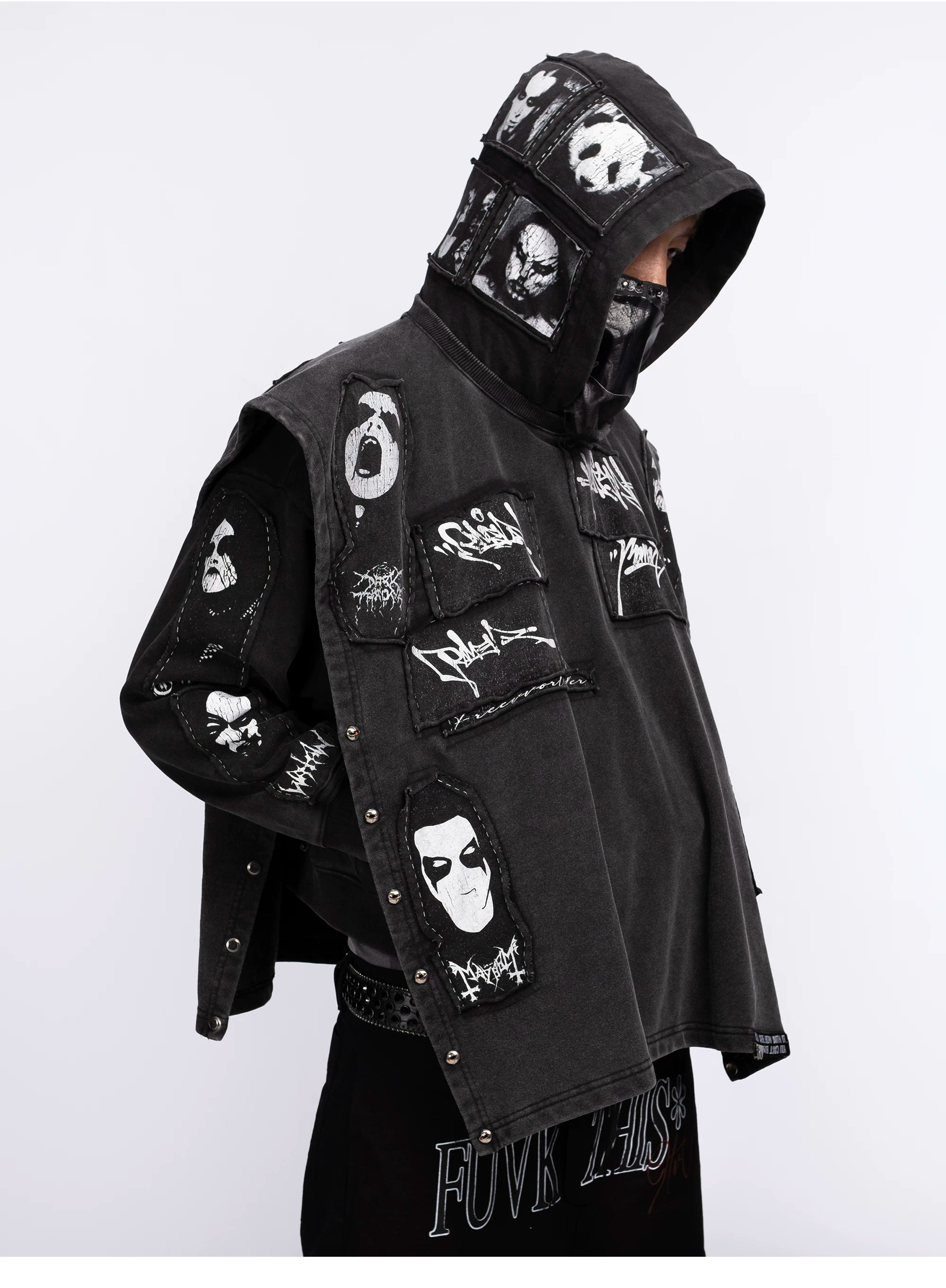 FVVO “whoop” Appliqué Washed Vest