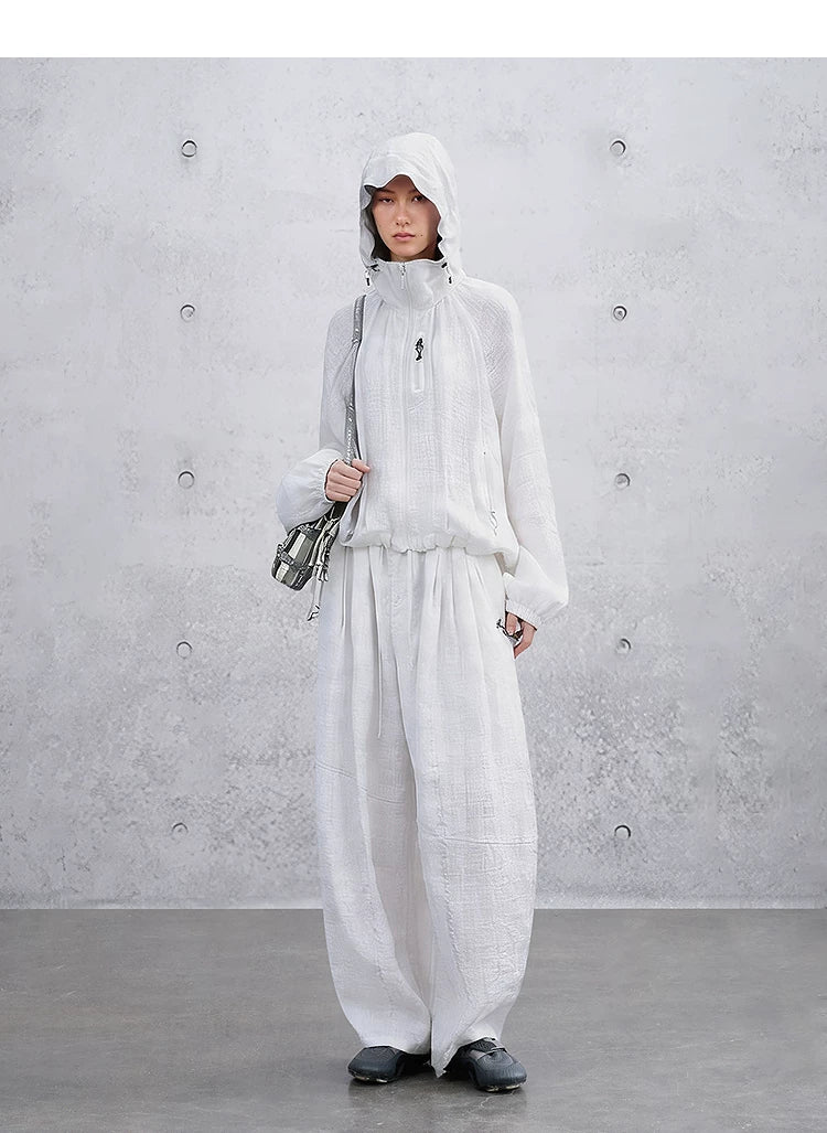 Summer Loose Casual Lightweight Outdoor Hooded Jacket