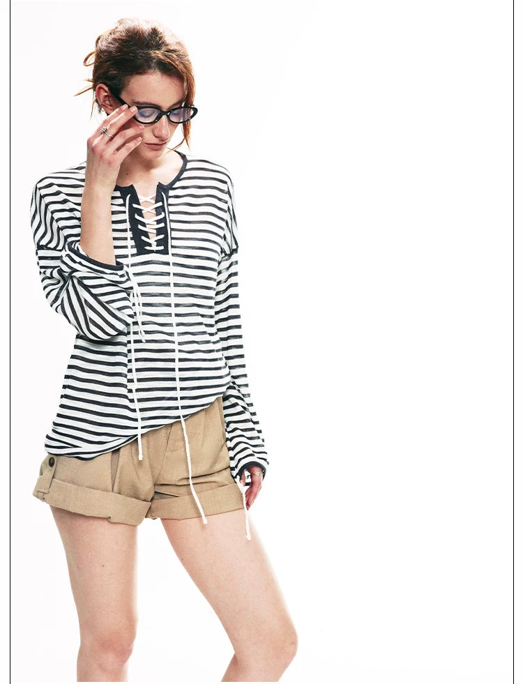 Casual Summer Straight Suit Shorts with Rolled Hem
