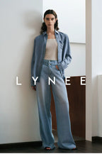 High-Waisted Wide-Leg Jeans
