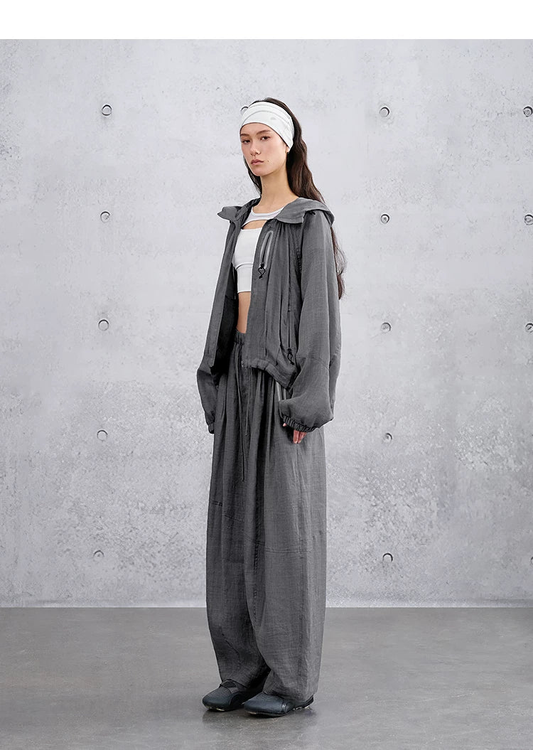 Women’s Summer Loose Casual Curved Leg Pants