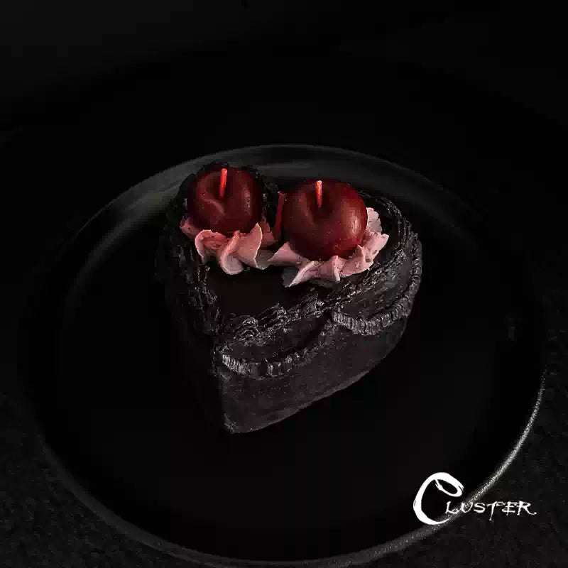 Dark Vintage Cherry Cake Scented Candle Secondary image