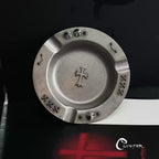Cross Rivet Metal Ashtray