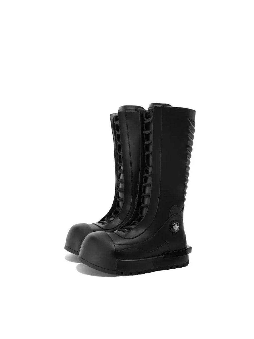 R/F “Ironclad Beetle” PU Leather Boots – Worn by CORTIS