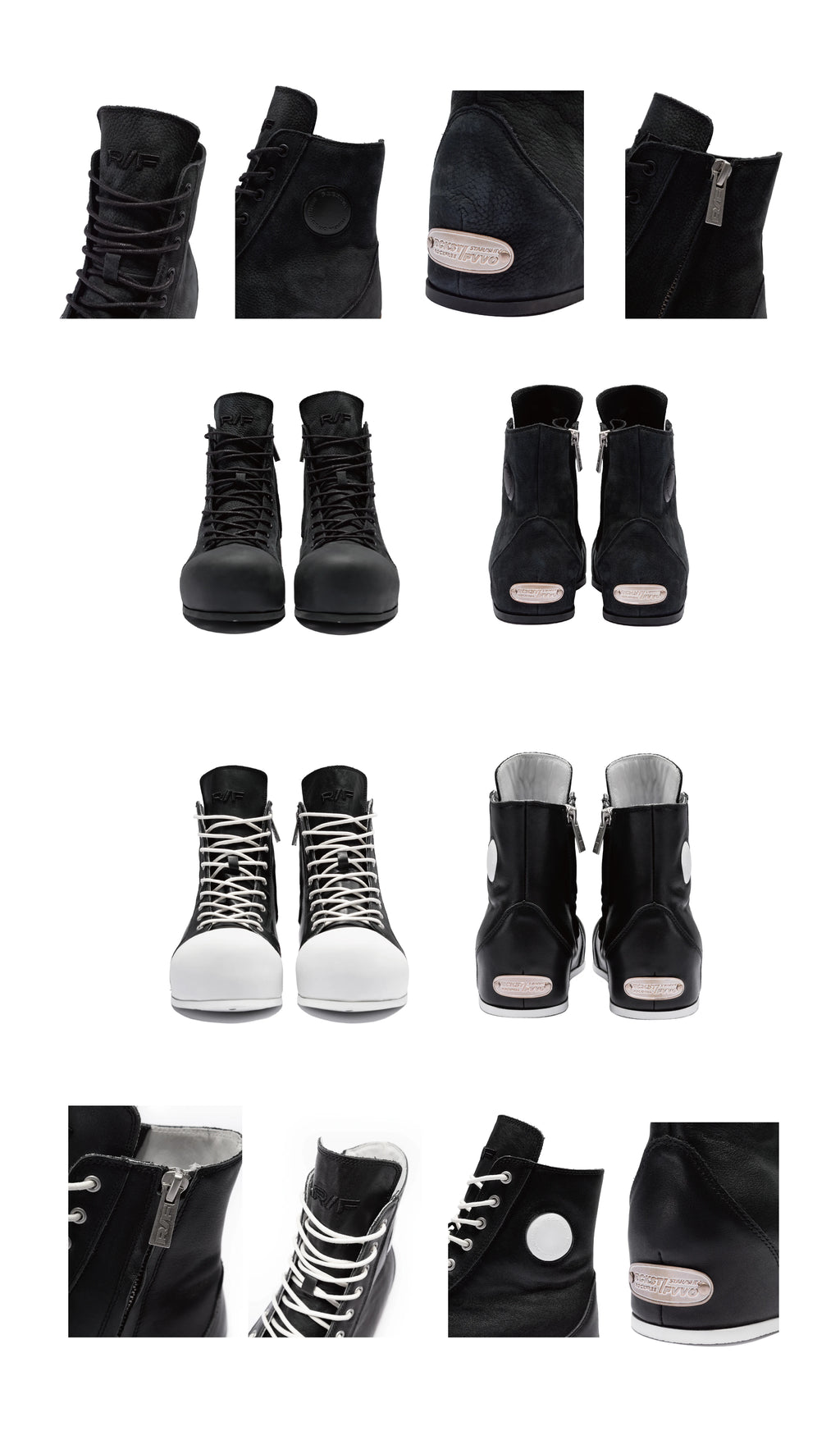 R/F 2.0 TrekFlex — High-Top Leather Boots (Leather & Suede Versions)