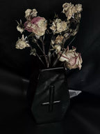 Dark Gothic Cross Vase