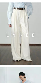 Wide-Leg Tailored Pants